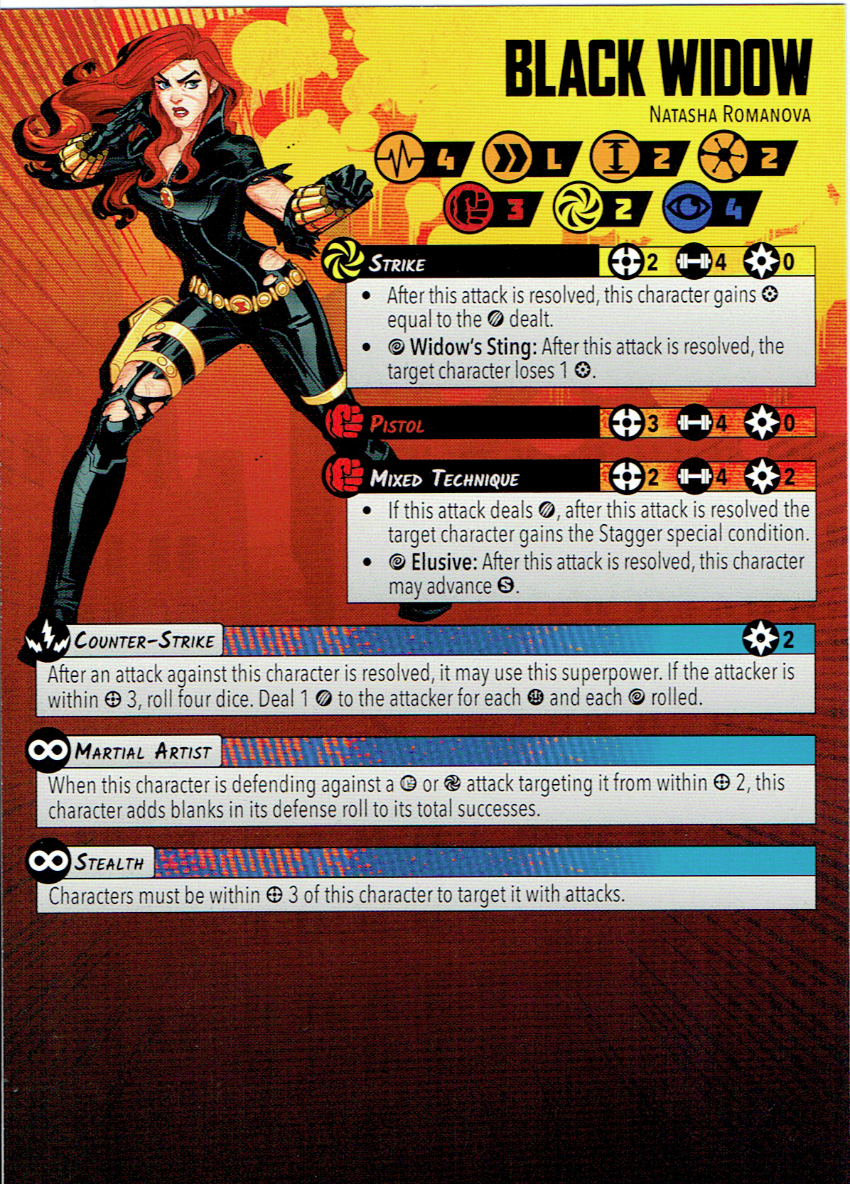 Black Widow injured