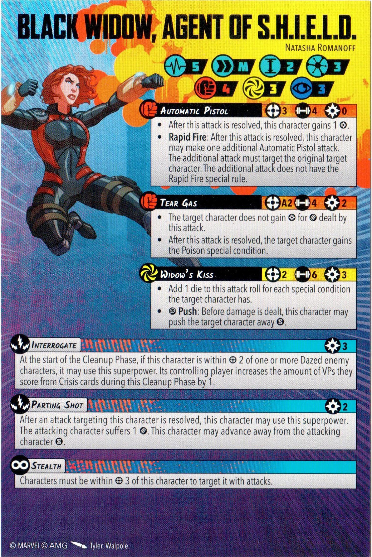 Black Widow Agent of S.H.I.E.L.D healthy