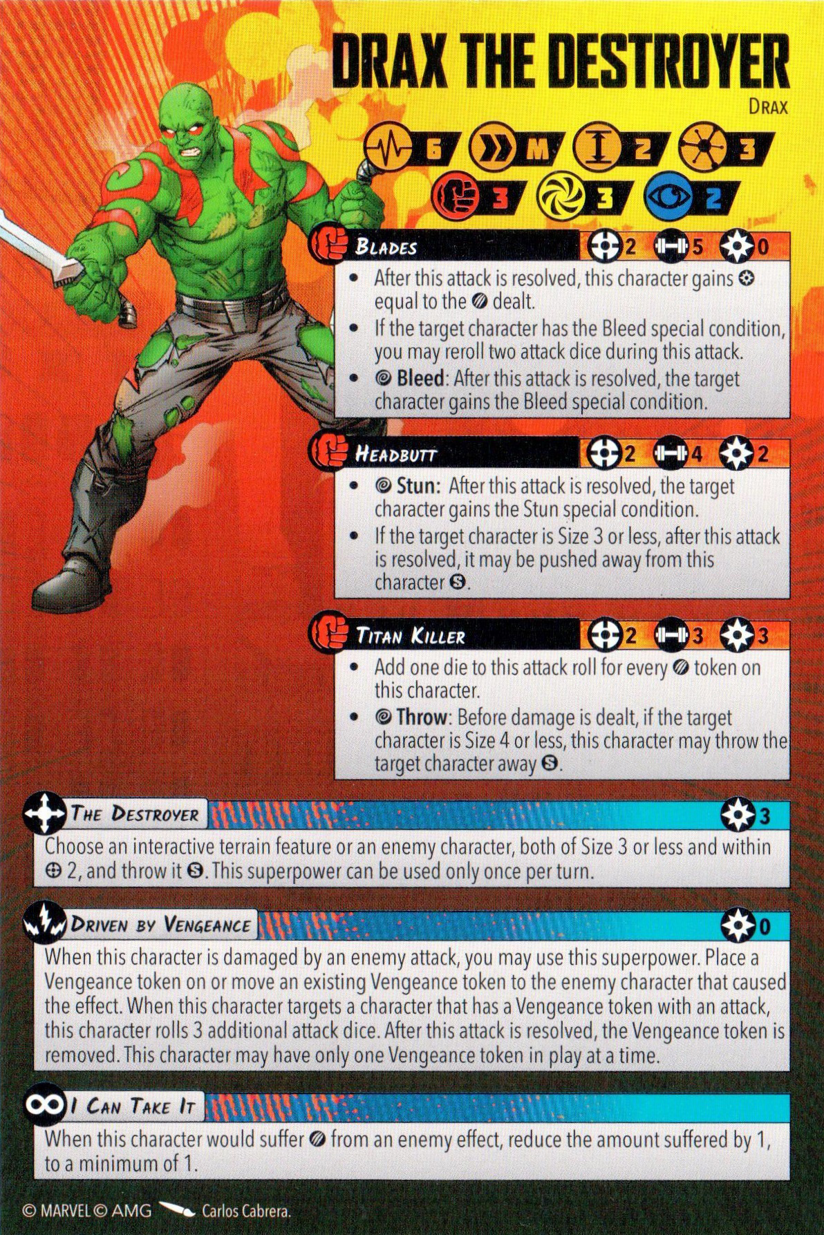 Drax The Destroyer injured