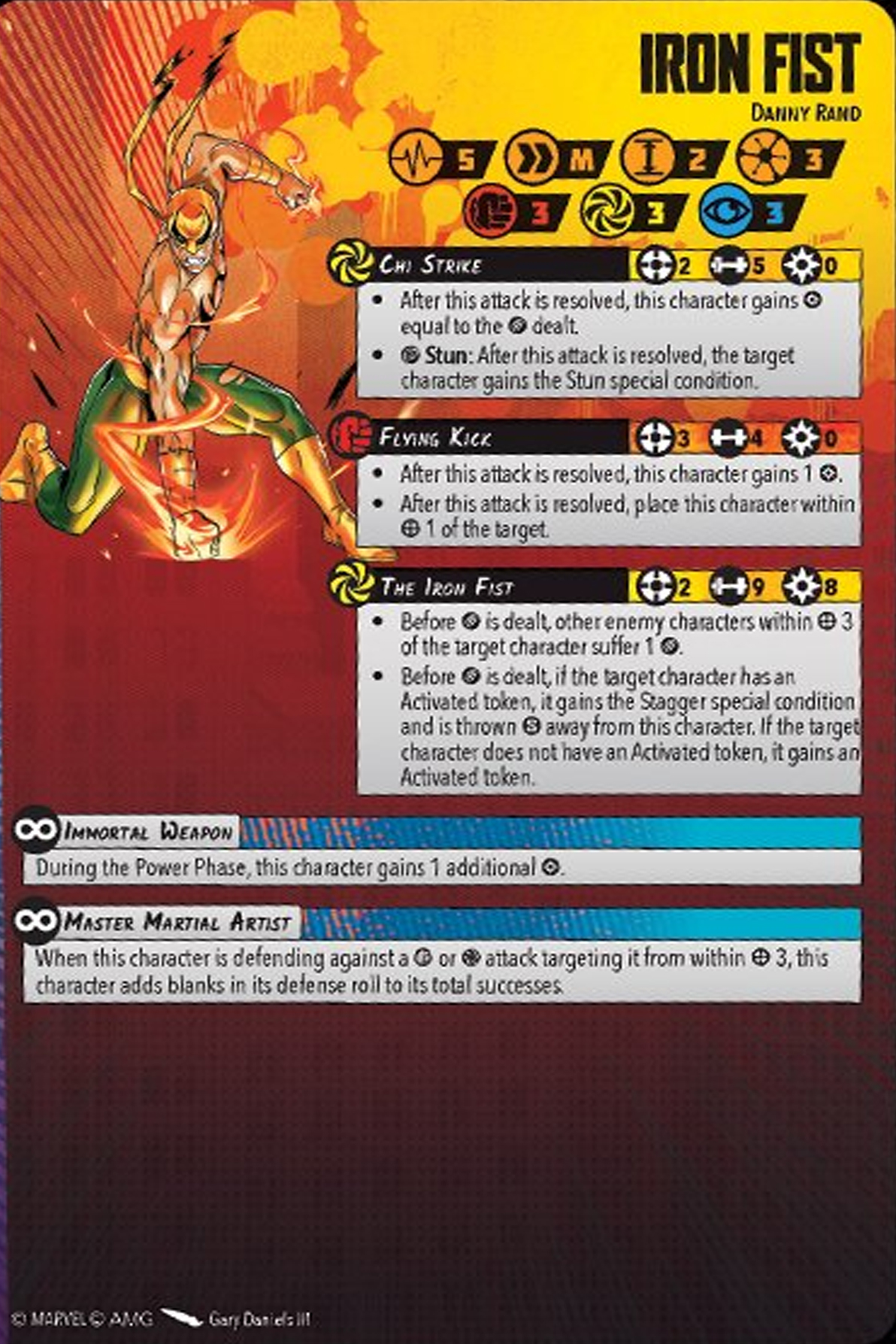 Iron Fist injured