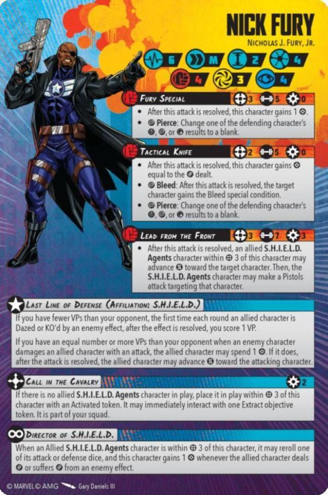 Nick Fury healthy