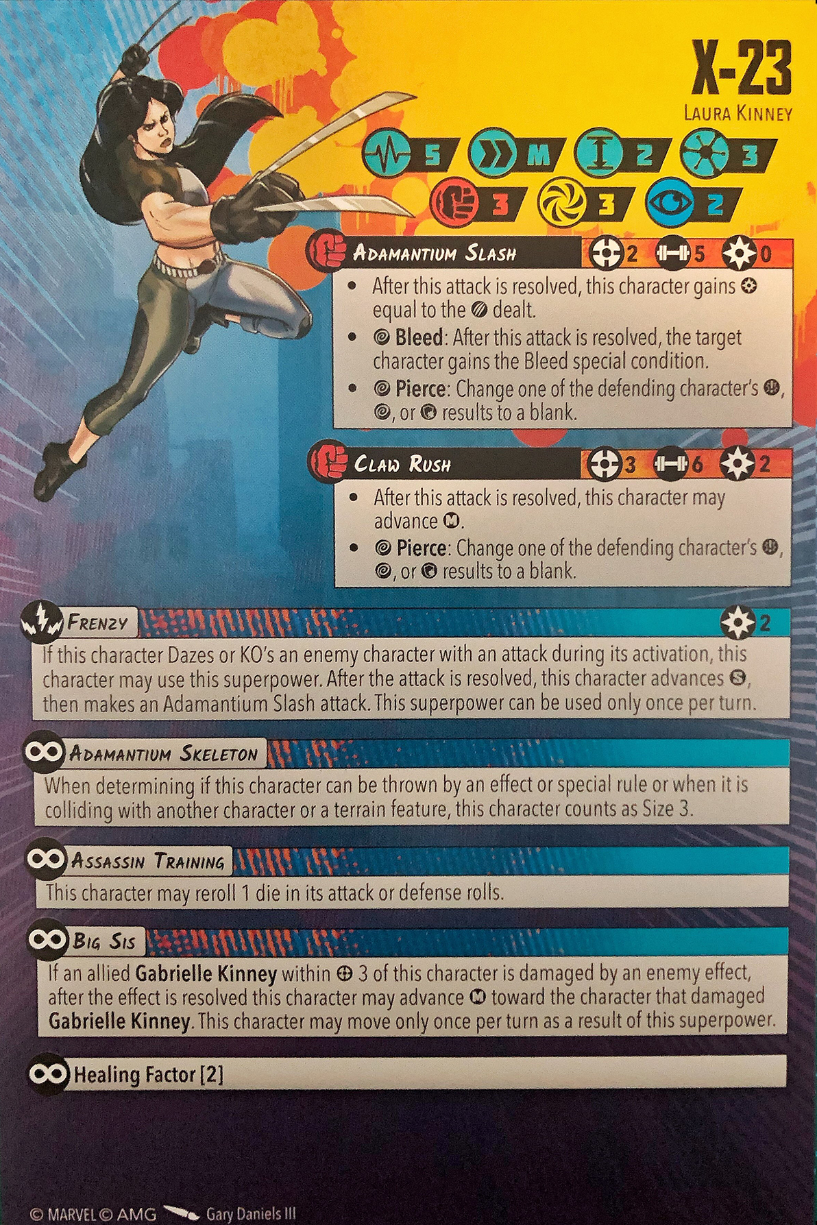 X-23 healthy